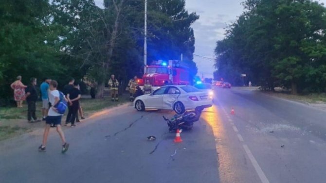 В Новочеркасске в ДТП пострадал 18-летний мотоциклист