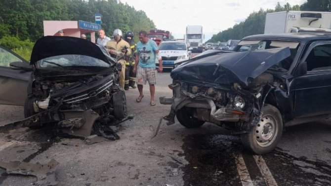 Два водителя травмировались в ДТП в Лебедянском районе Липецкой области