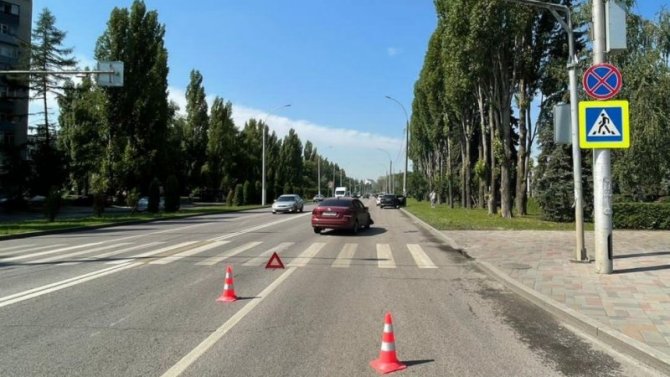 Девушка-водитель пострадала в ДТП в Липецке