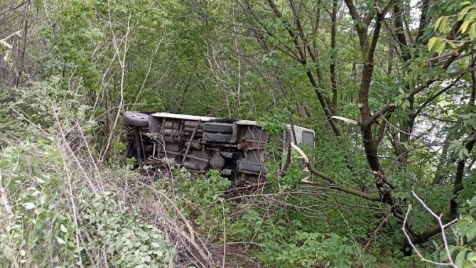 Под Сызранью опрокинулся автобус – пострадали шесть человек