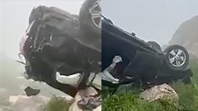 В Дагестане Toyota улетела в ущелье — шестеро пострадавших