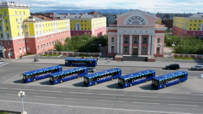 Автобусы ЛиАЗа отправились на Крайний Север