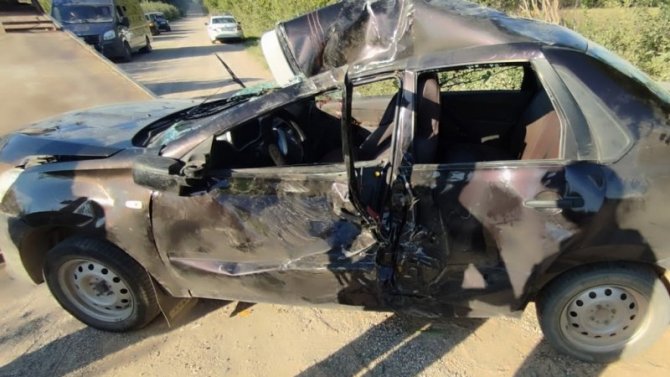 Женщина погибла при опрокидывании машины в Шексининском районе Вологодской области