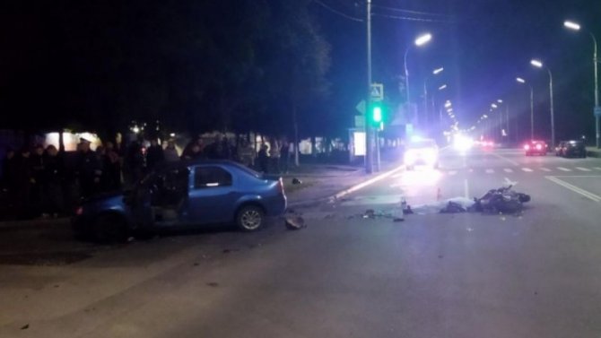 Мотоциклист погиб в ДТП в Орле по вине пьяного автомобилиста