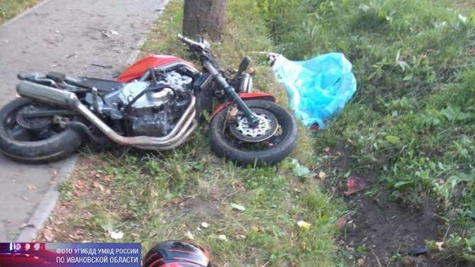 Мотоциклист погиб в ДТП в Ивановской области