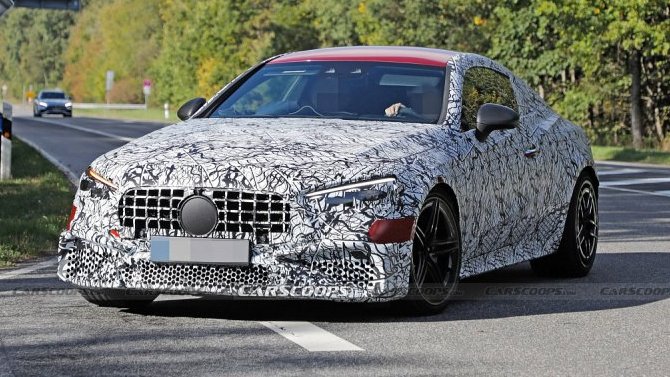 В Германии испытывается «заряженное» купе Mercedes-AMG CLE 63 S нового поколения