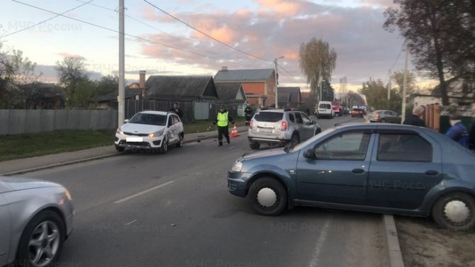 В ДТП в Калужской области пострадала женщина