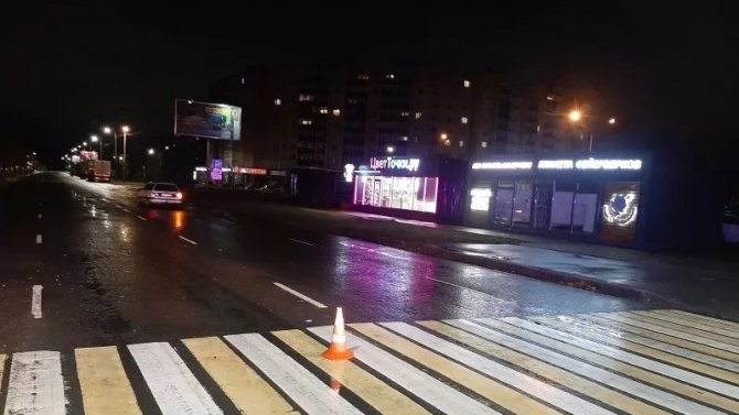 В Пскове водитель сбил пешехода и скрылся