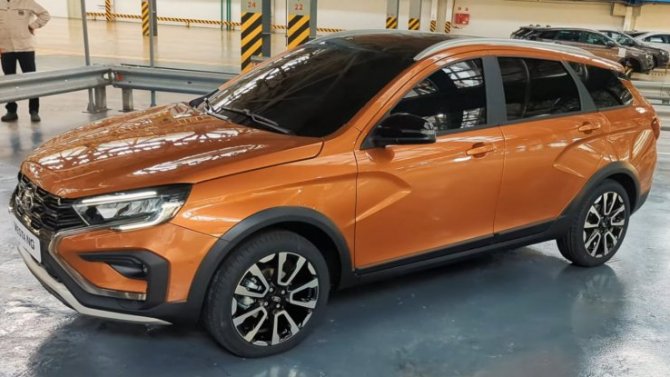 «АвтоВАЗ» запатентовал дизайн универсала Lada Vesta NG SW