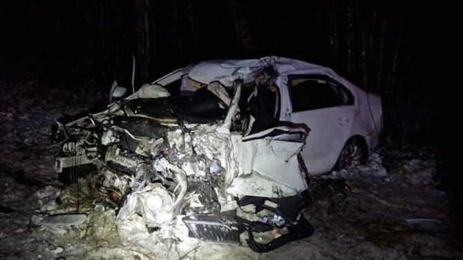 В массовом ДТП с участием автопоезда в Ленобласти погибли водитель и пассажир микроавтобуса
