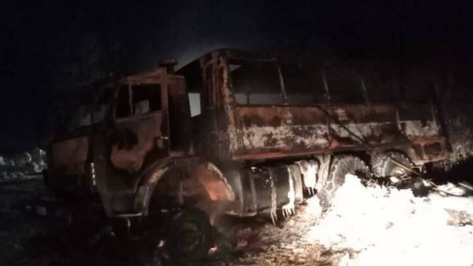 В Томской области загорелся вахтовый автобус, травмы получили семь пассажиров