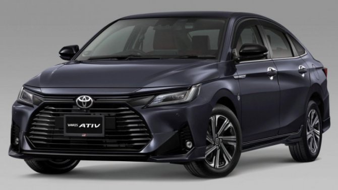 В нашей стране впервые появились седаны Toyota Yaris Ativ