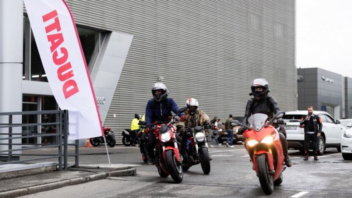 АВТОДОМ Ducati открыл мотосезон совместно с Ducati Club Moscow