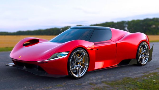 6 Ferrari Electric Supercar