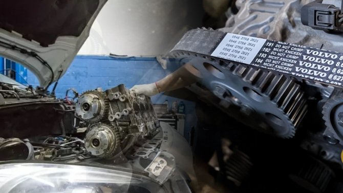 Замена ремня ГРМ на Volvo S80