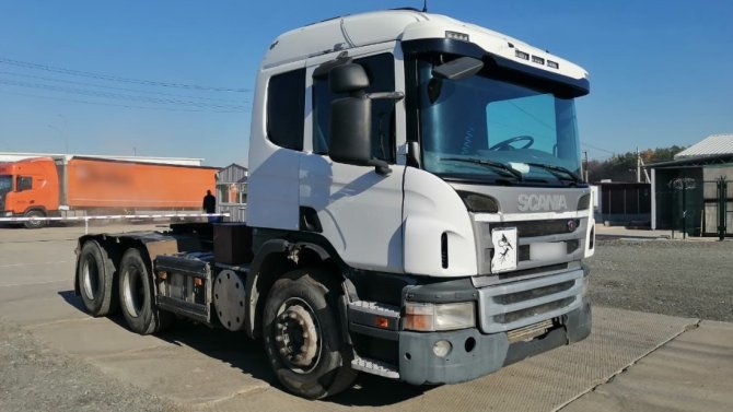 тягач Scania 6x4