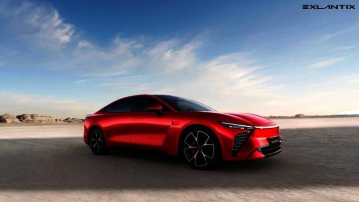 На Moscow Raceway прошла презентация EXEED EXLANTIX ES, представленного в дилерских центрах ГК АВТОДОМ