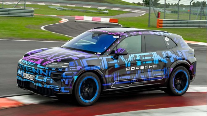 спортивный электрический Porsche Cayenne