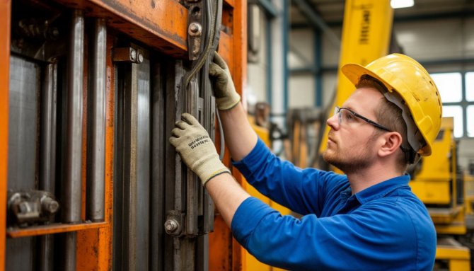 Мужчина в спецодежде