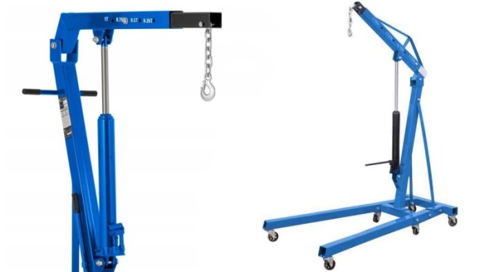 Гидравлические гаражные краны – современное грузоподъёмное оборудование