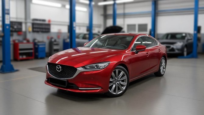 Mazda 6 после комплексной диагностики в автотехцентре