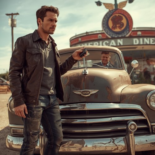 Человек берёт в лизинг подержанный автомобиль