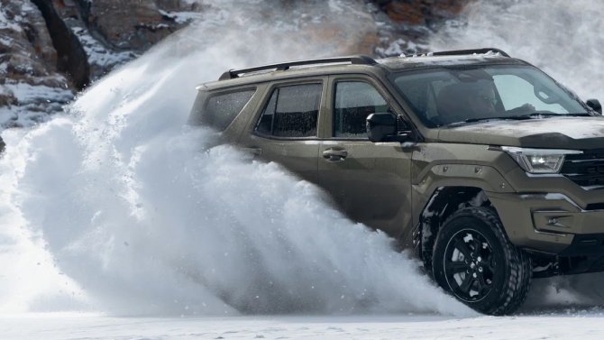 Tank 400 зимой