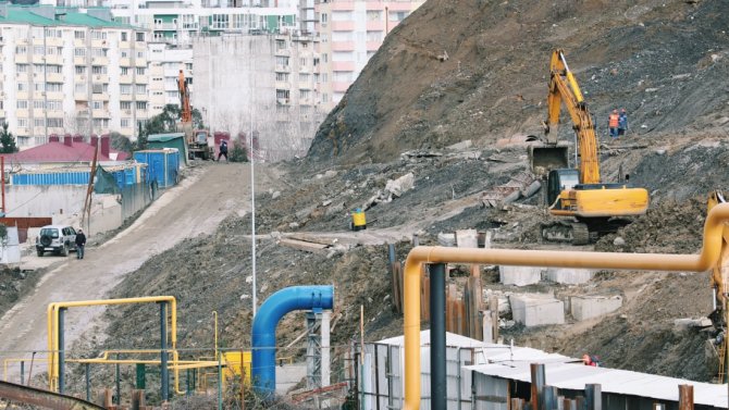 Строительство эстакады в обход Адлера