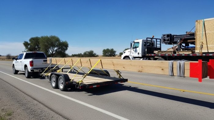 Как безопасно перевезти негабаритный груз на легковом прицепе и когда лучше нанять профессионалов